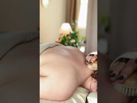 ASMR dry brushing to help you fall asleep tonight #relax