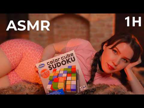 АСМР 5 в 1 🩷 ГОЛОВОЛОМКИ для КРЕПКОГО СНА 🔥 близкий шепот 1 час | ASMR Wooden Puzzles