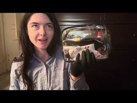 Overly cautious TSA agent pat down and check | ASMR role play