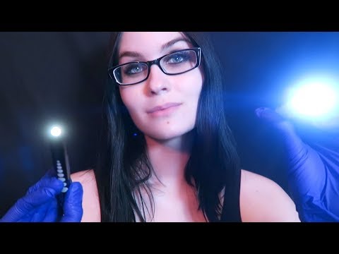 ASMR Detailed Eye Exam with Light