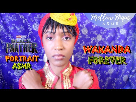 ASMR Black Panther Portrait in Wakanda - RP Tribute