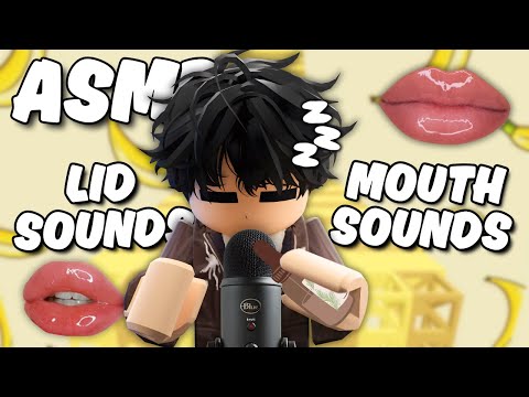 Roblox ASMR with lid sounds and mouth sounds 🫙👄