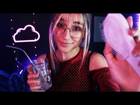 ASMR | Taking Care of You 💖 Brushing your hair / Close Personal Attention