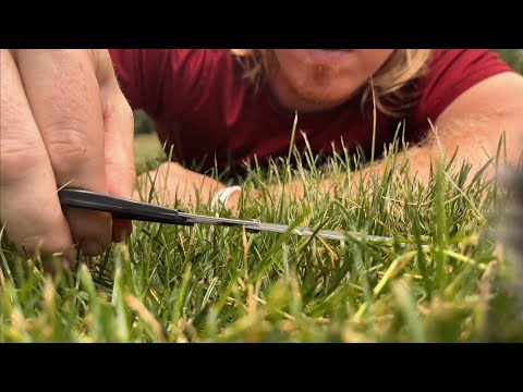 ASMR | How Barbers Cut Their Grass