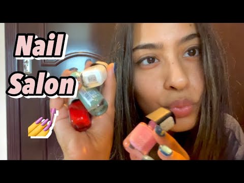 Day 6⭐️ ASMR Doing your Nails FAST 💅👛