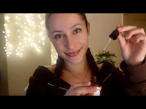 ASMR - personal attention from your majorly obsessed bestie 🧸✨ hair brushing & face oil massage #wlw