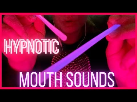 ASMR - Hypnotic Soft Mouth Sounds😌(visual triggers, deep sleep, gentle mouth sounds, brain tingles)