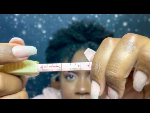 Asmr | Can I measure you? (measuring your face and writing it down) 📏✍🏾