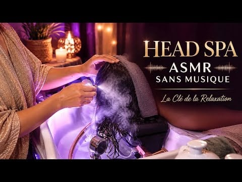 ✨ HEAD SPA ASMR | Soin ultra relaxant sans musique • La Clé de la Relaxation
