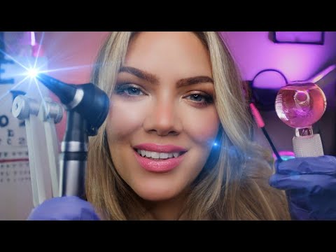 ASMR Ultimate Ear Exam for BEST Results | Otoscope Ear Inspection, Ear Cleaning, Binaural Whispers