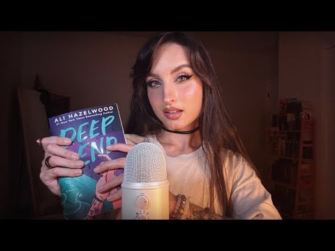 ASMR GIVING MY BOOKS A MASSAGE (Book Gripping, Sticky Tapping, Inaudible Whispers) 
