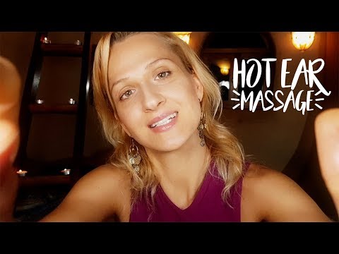 THERMAL ASMR EAR Massage | Whispering, Oils, Ear Blowing