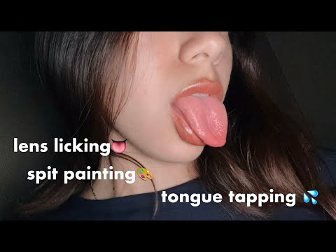 asmr sp1t painting, lens l1ck1ng & more 💕💦