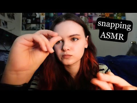 ASMR snapping 😴 | focus distraction for ADHD