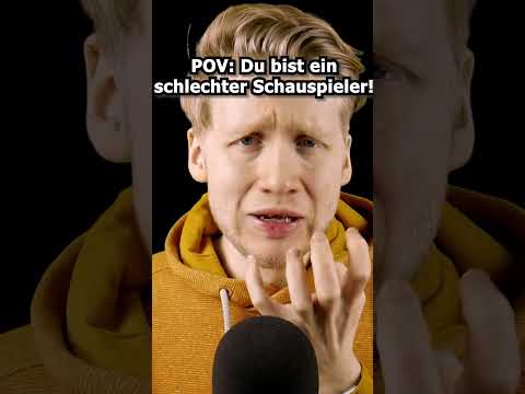 ASMR - POV: Du bist ein schlechter Schauspieler! #shorts #asmr #roleplay #deutscheasmr