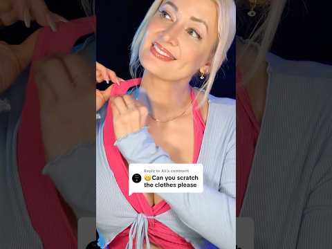 mega tingles from clothes scratching #shorts #asmr