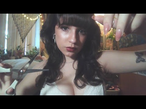 ASMR ♡ wlw girlfriend gives you a haircut (masc version)