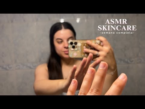 ASMR Una Semana de Skincare Conmigo (rutinas, productos…)