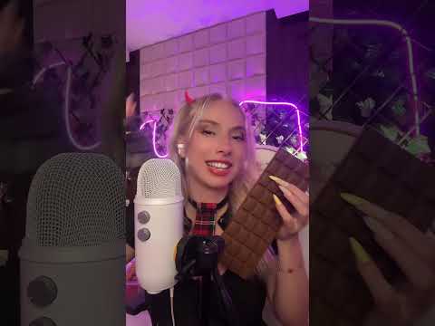 FAKE & REAL♥️#fake #real #asmr #çikolata #chocolate #mukbang