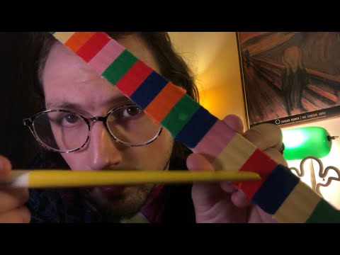 ASMR Colors & Numbers Ruler Triggers (2 Minute Version)