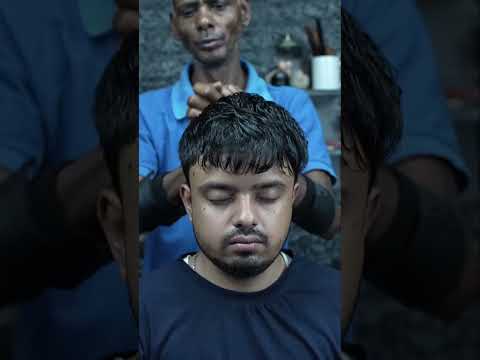 Journey to Dreams: Probhat Barber's Ancient Head Massage ASMR For Sleep #shorts