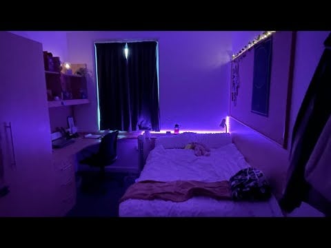 *ASMR* lofi relaxing uni room tour! Vlog style