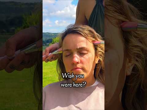 Real person ASMR in nature #asmrmassage #asmr #asmrtracing #realpersonasmr #relaxation #nature