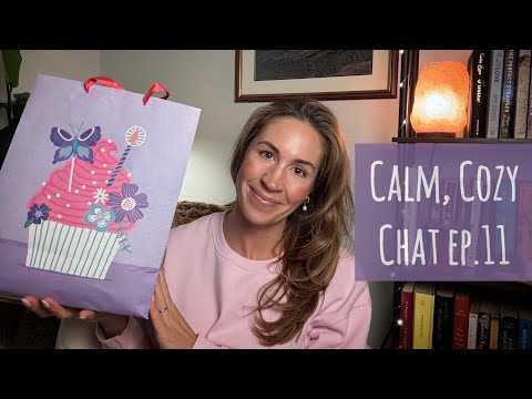ASMR | Calm, Cozy Chat ep. 11 [whispered rambling about my week, tapping, mic scratching, and q&a☺️]