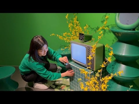 ASMR 500+ TRIGGERS IN MUSEUM (KOREA PUBLIC) 🐮💐
