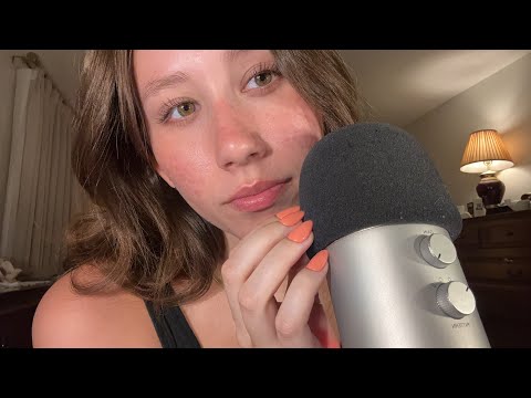 ASMR | Foam Cover Fast Triggers & Mouth Sounds (Mic Pumping, Scratching, Swirling, Etc.)