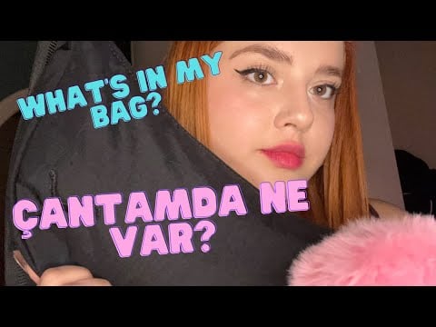 💖 What's in my bag? 💖| Çantamda ne var? 👜 | Türkçe Asrın Asmr ✨️ #reklamdeğildir