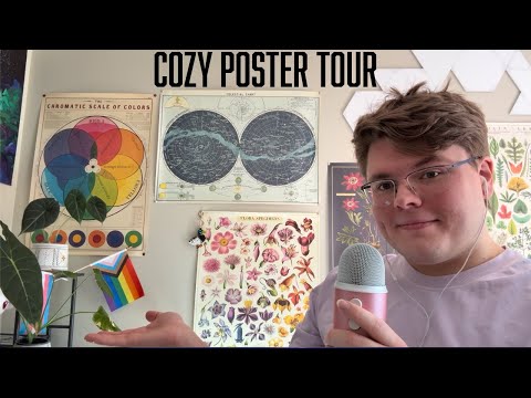 Whispered Poster Tour (October Member Video 3) | Eclectic ASMR