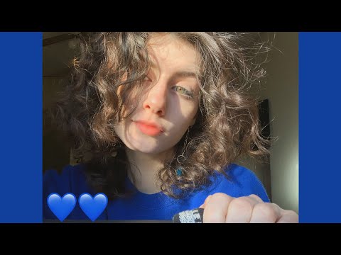 asmr older sister does your makeup 💙