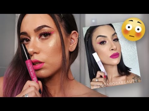 IMITANDO A MAKE DO INSTAGRAM DA BOCA ROSA! Olha no que deu!!