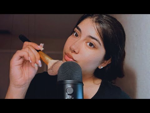 ASMR | mic brushing, hand movement, & mouth sounds