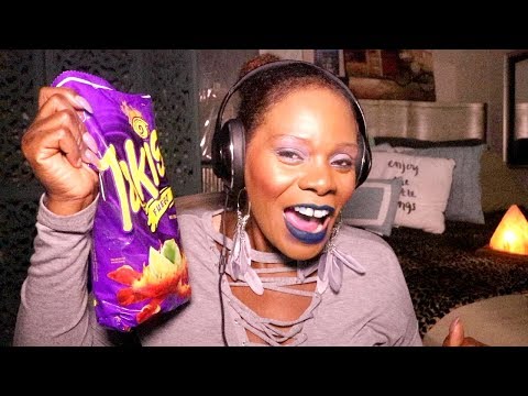 Flamin Hot Takis ASMR Eating Sounds | Lip Smacking/ SPICY Dang