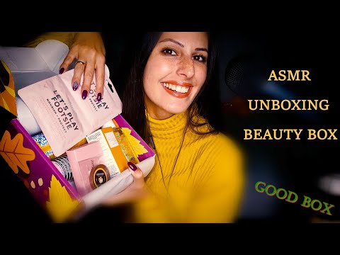 ASMR UNBOXING BEAUTY BOX✨ Good Box NoVember ✨Trigger Assortment | Асмр на Български