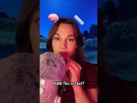 ASMR This or That? #asmr #hsyasmr #thisorthat #asmrsound #relaxing