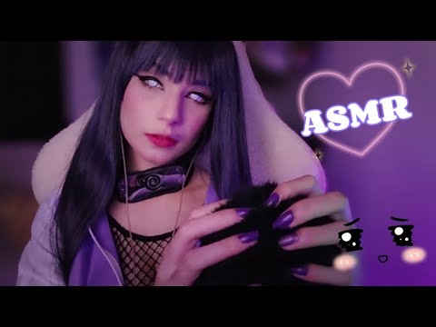 ASMR | HINATA TE FAZENDO CAFUNÉ 👉👈