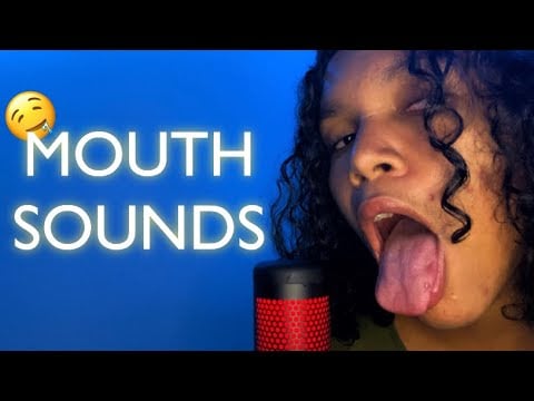 ASMR SPIT PAINTING MOUTH SOUNDS  (But They’re At 500% Sensitivity) 🥵