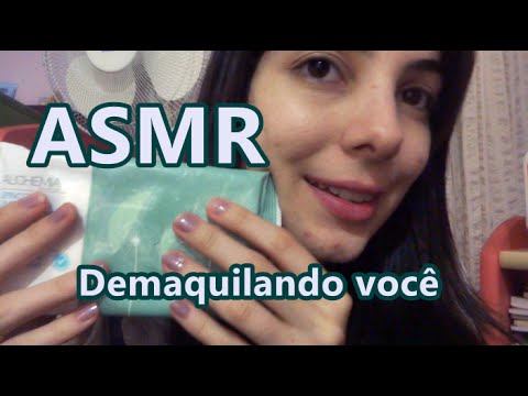 ASMR: Roleplay -  Demaquilando você (Vídeo para relaxar e dar sono)