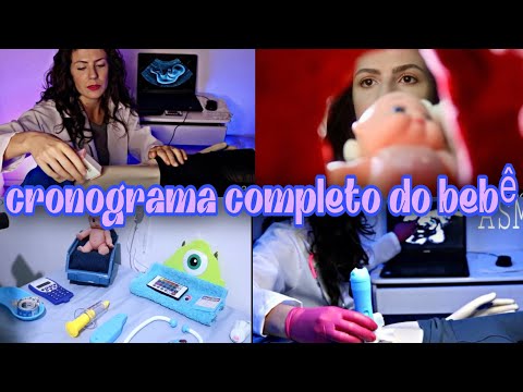 ASMR OBSTETRA: primeiro ultrassom,sexo do bebê,anestesista,parto,primeira consulta do bebê