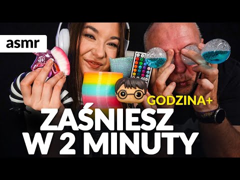 ZAŚNIESZ W 2 MINUTY! ASMR po polsku GODZINA+