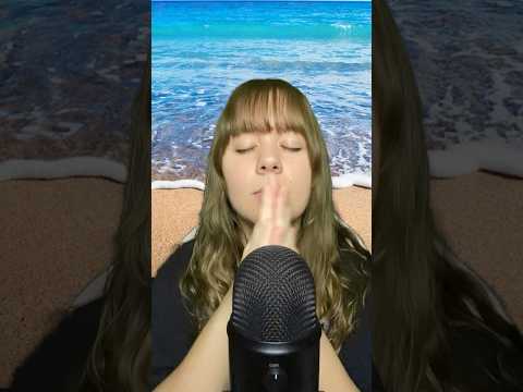 ASMR on the beach? 🏝️ #shorts #asmr