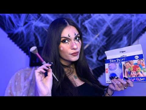 🎃 Roleplay HALLOWEEN 🕸️ Tu Amiga te Prepara | Asmr español