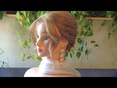 Short Hair Wedding Hairstyle | ASMR | Hairstyling - Hair & Makeup - Hair Fixing - Finishing Touches 