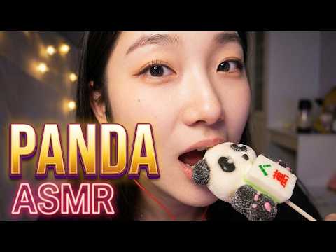 "KC Tidur" (suara rendah) Makan mahjong berbulu berlapis gula kapas | ASMR