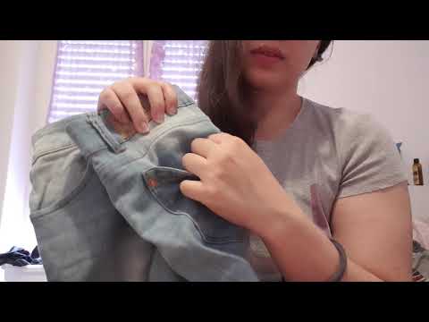 ASMR Jeans Scratching: Pocket Play and Textured Fabric Sounds✨