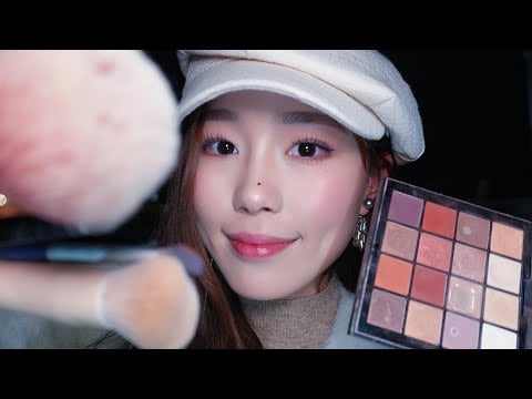 【周小小ASMR】怼镜视觉！化个“声音超级酥麻的妆”｜Create a makeup look with "super soothing sound effects"