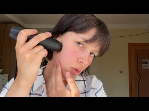 asmr on me then on you (almost no talking)